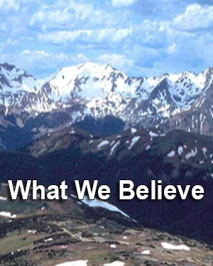 What we believe