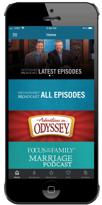 Focus on the family app