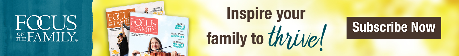 Inspire your family to thrive